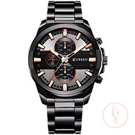 CURREN 8274 Silver Stainless Steel Analog Watch For Men 