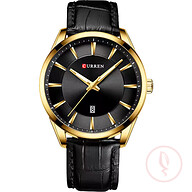 Curren 8365 Men's Wristwatch Leather Fashionable Casual Watch For Men