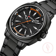 CURREN 8455 Luminous Stainless Steel Quartz Watch For Men