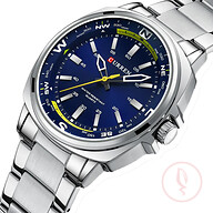 CURREN 8455 Luminous Stainless Steel Quartz Watch For Men