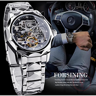 Forsining Luxury Automatic Tourbillon Diamond Outdoor Mens Mechanical Watch