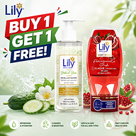 Lily Radiant Rinse Micellar Water 200 ml (Buy 1 Get 1 Pomegranate Crush Body Wash 250 ml FREE)