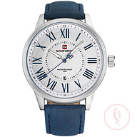 Naviforce 9126L Men Leather Strap Sports Men’s Watche