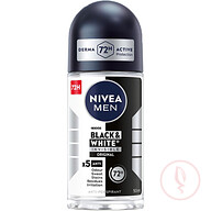 Nivea Men Deodrant Black And White 72 H Invisible Original Antiperspirant In The Ball For Men 50 ml