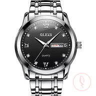OLEVS Mens Business Waterproof Watches with Auto Date