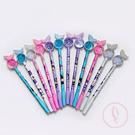 12 Pcs Girly Heart Sequin Butterfly Gel Pens Set for Students - Cute and Creative Signature Writing Pens for Stationery Lovers