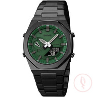 Copy of SKMEI 1816 Stylish Premium Quality Quartz Watch Man For-Green And Black