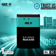 GEEOO Original BL-5C Battery 1000mAh Real Capacity