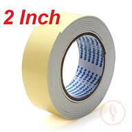 Double Side Gum Foam Tape White Color 2″ Inch