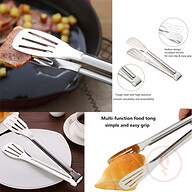 Tongs for Serving Food, Food Grade Stainless Steel Tongs - 1 pc