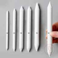 6 PCS Blending Stumps and Tortillions, Sketch Drawing Tools, Paper Art Blenders for Student Sketch Drawing