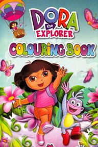 Dora The Explorer -Colouring Book
