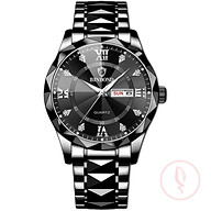 BINBOND Original Men’s Luxury Stainless Steel Watch- Black