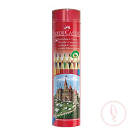 Faber-Castell Classic Color Pencils (Round Tin) -24 Pcs