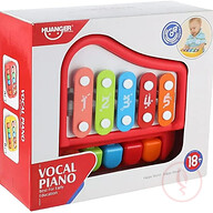 Huanger Vocal Xylophone Piano with (5 - Five Tones) - Multi Color for kids play and eary hearing development best toy for kids birthday party gift