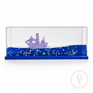 Cruise Ship Fluid Drift Bottle ( Blue)
