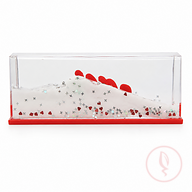 Heart Fluid Drift Bottle (White)
