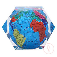 Colorful Globe Paper Weight