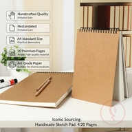 Handmade Sketch Pad A4 36 Pages