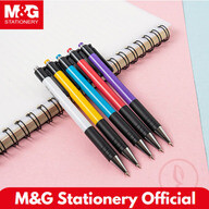 M&G Yokis Retractable Ballpoint 0.7mm Blue Ink  5PC (Any Body Color)