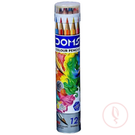 DOMS Fsc 24 Shades Colour Pencil Round Tin 24pcs