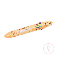 12-Color Retractable Ballpoint Pen (Capybara)
