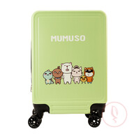 18-Inch Mumuso Family Trolley Case (Green)