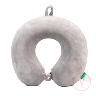 Memory Foam U-Shaped Neck Pillow (Grey)
