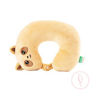 Cartoon U-Shaped Neck Pillow (Brown Raccoon)