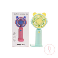 Cartoon Handheld Fan (Battery Operated/Green)