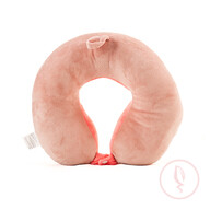 Double Humps U-Shaped Neck Pillow (Pink)