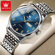 Olevs 5535 Stainless Steel Analog Wrist Watch For Men