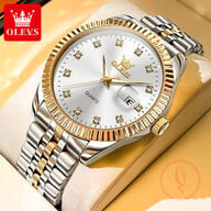 OLEVS Luxury Diamond Quartz Watch for Men - 5526