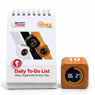 Wooden Pomodoro Timer + Free Desk To-Do List