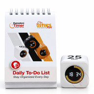 White Pomodoro Timer + Free Desk To-Do List