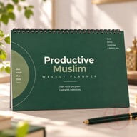 Productive Muslim Weekly Planner - 52 Weeks