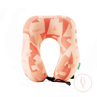 Cooling Memory Foam U-Shaped Neck Pillow (Hump Design/Pink)