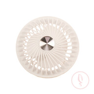 Hangable Desk Fan (USB Charging/White)