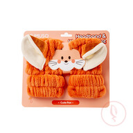 Animal Series Headband & Wristbands Set (Cute Fox)