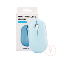 Mini Wireless Mouse (Battery-Operated/Blue)