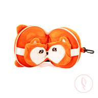 Cartoon Eye Mask & Neck Pillow 2 In 1 (Fox)